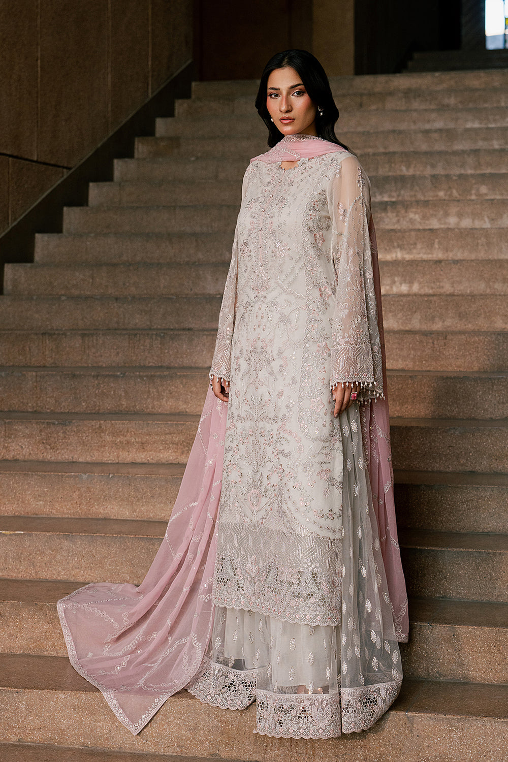 Lavish Premium | Lazawal Formals | Pink Elegance - Formal Dress - available at Maria Faisal in UK and USA.