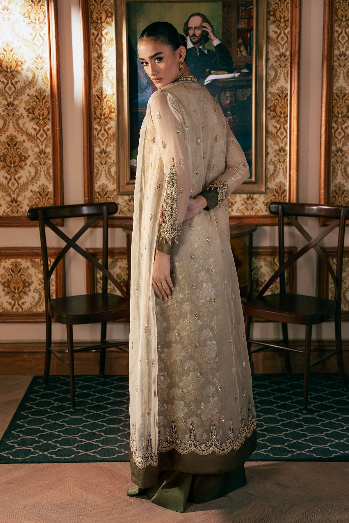 Mina Kashif | Emilie Formals | Bella - Formal Dress - available at Maria Faisal in UK and USA.