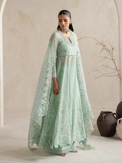 Gulaal | Inaaya Embroidered Chiffon 26 | Evaa - Formal Dress - available at Maria Faisal in UK and USA.
