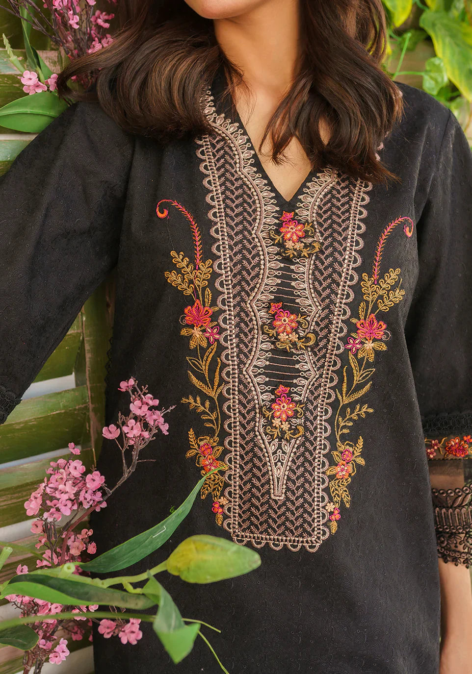 Zarqash | Belle Ame 24 | BL 007 Jardin Noir - Ladies Clothes - Maria Faisal