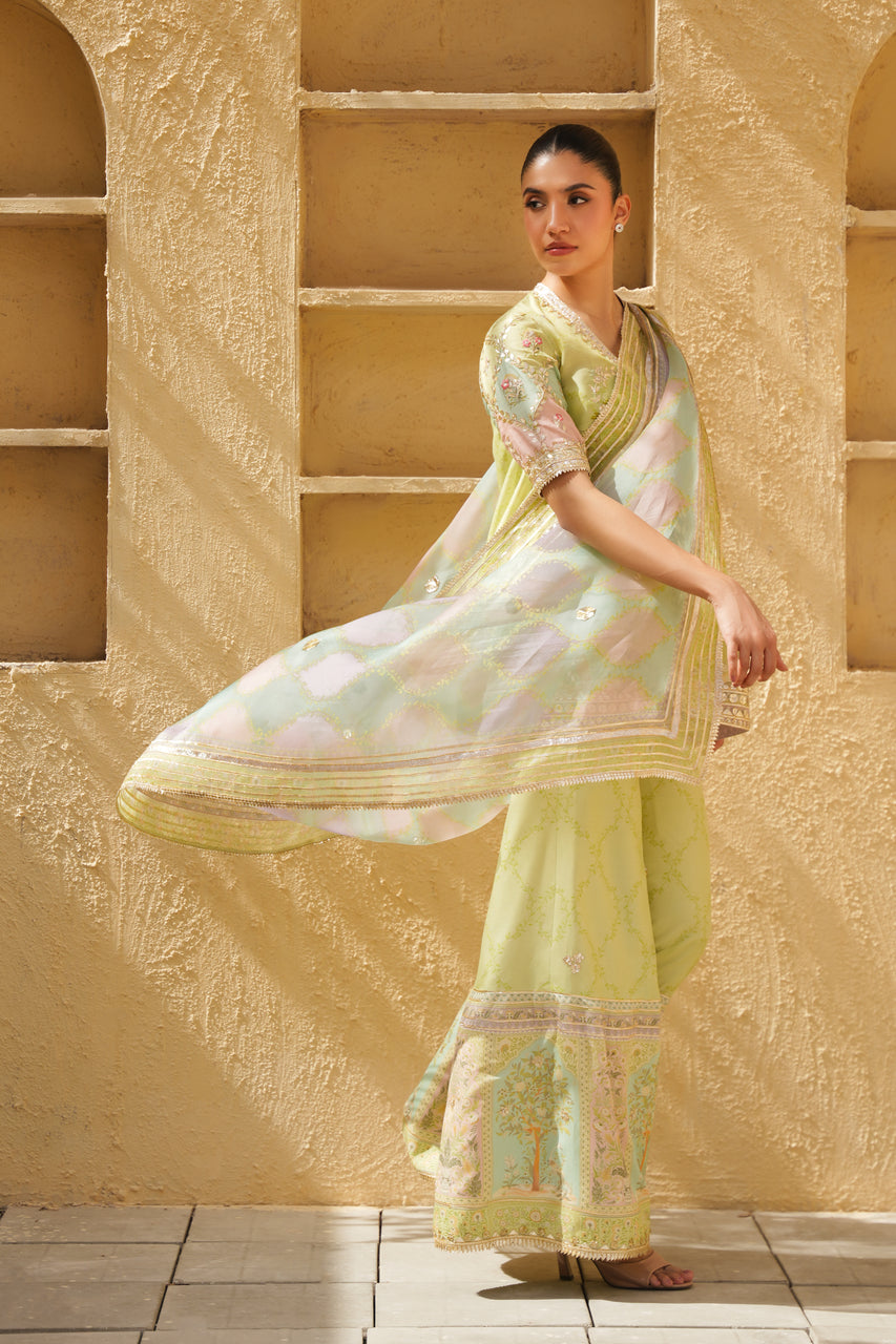 Sania Maskatiya | Eid ul Adha Edit | Rika - Luxury Dress - available at Maria Faisal in UK and USA.