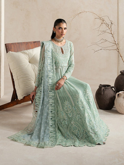 Gulaal | Inaaya Embroidered Chiffon 26 | Evaa - Formal Dress - available at Maria Faisal in UK and USA.