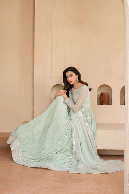 Alizeh | Ready to wear | Green Dress 3 Piece - RTW1020 - Ladies Clothes - Maria Faisal
