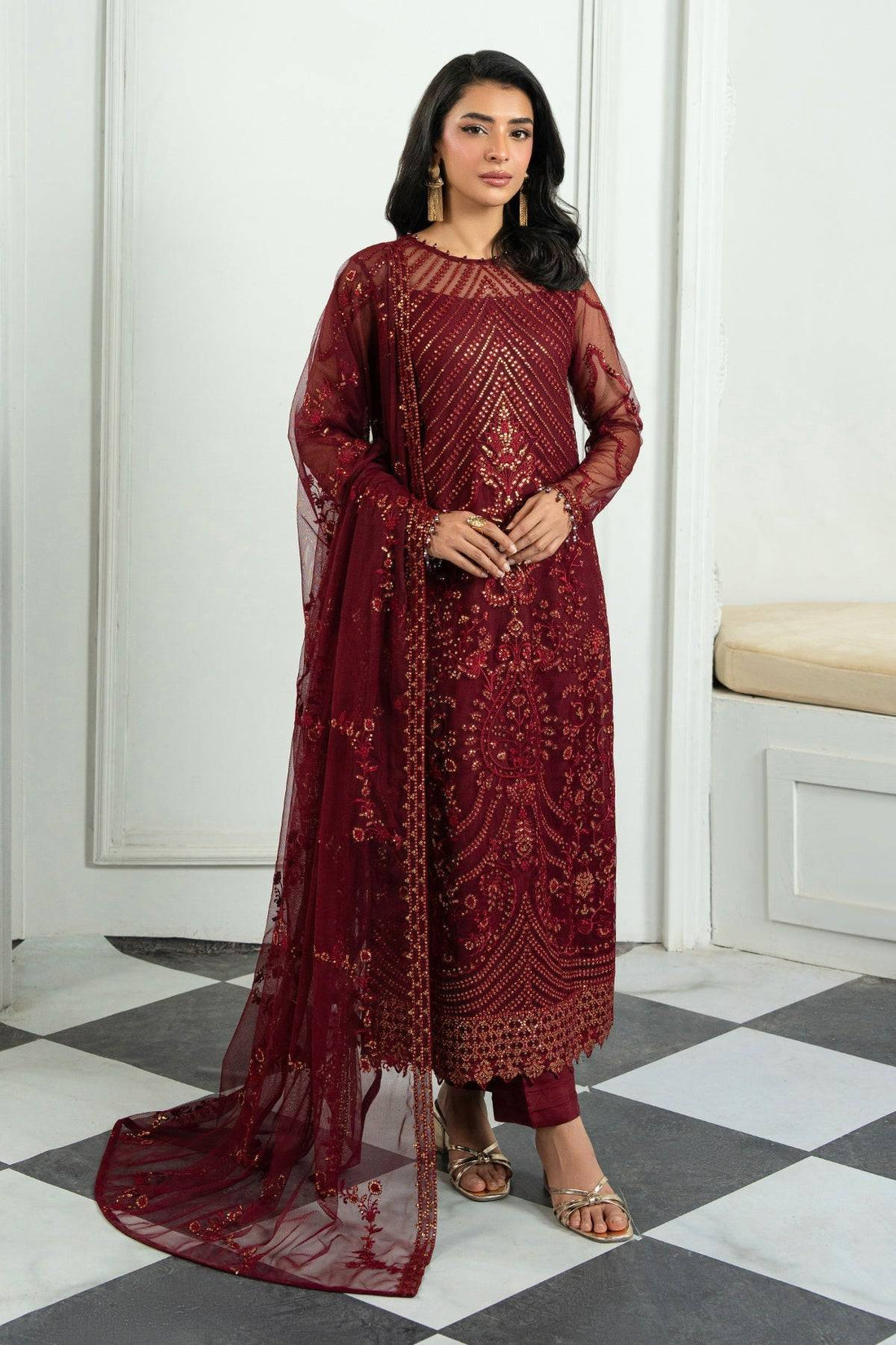 Zarif | Inara Formals | ZRI-08 EYMEN by Maria Faisal - Registered Vendor of : Zarif - type : Ladies Clothes - 100% original wedding dresses
