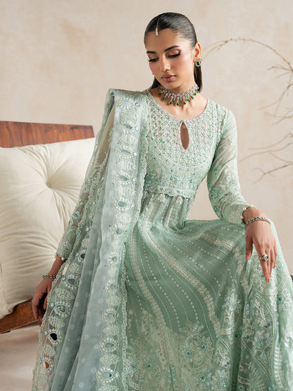 Gulaal | Inaaya Embroidered Chiffon 26 | Evaa - Formal Dress - available at Maria Faisal in UK and USA.