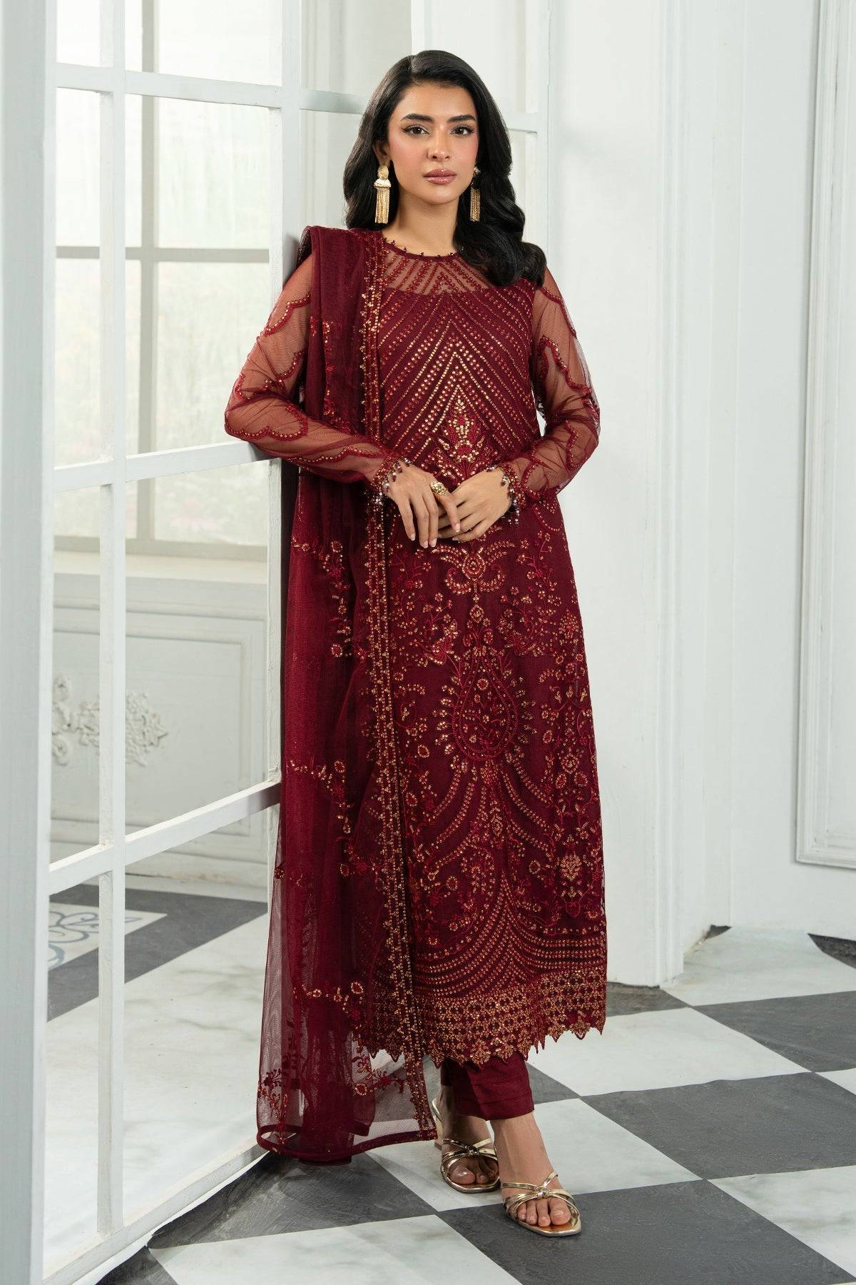 Zarif | Inara Formals | ZRI-08 EYMEN by Maria Faisal - Registered Vendor of : Zarif - type : Ladies Clothes - 100% original wedding dresses