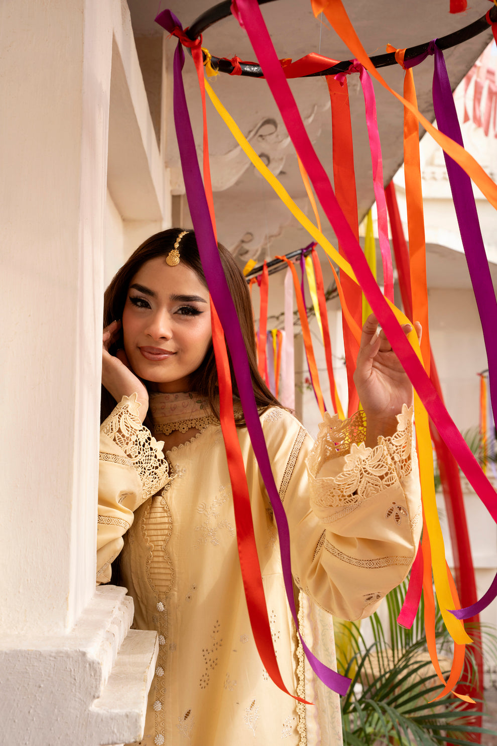 Florent | Basant Chikankari | FBC - 2A - Luxury Dress - available at Maria Faisal in UK and USA.