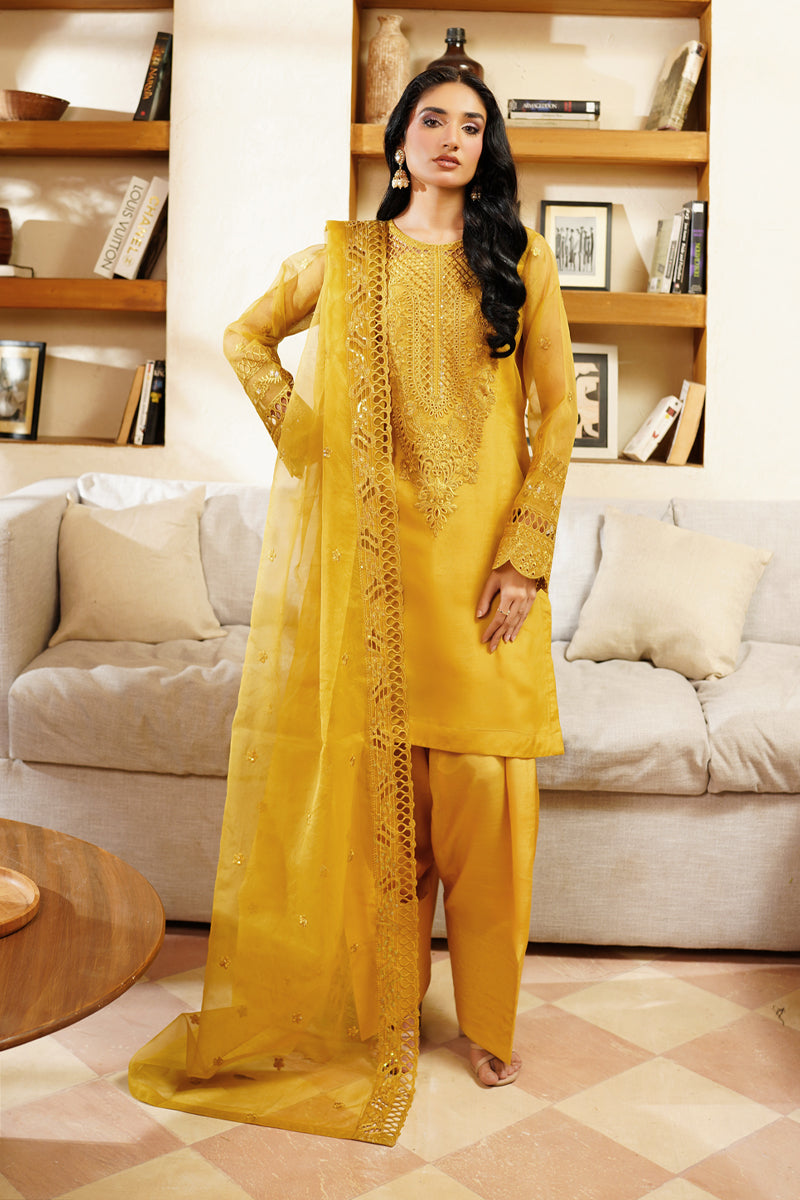 Maryams | Noir Luxe | Soleil-NOR-0002 - Formal Dress - available at Maria Faisal in UK and USA.