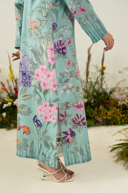 Zarposh | Folds SS 26 | IRIS - Luxury Dress - available at Maria Faisal in UK and USA.