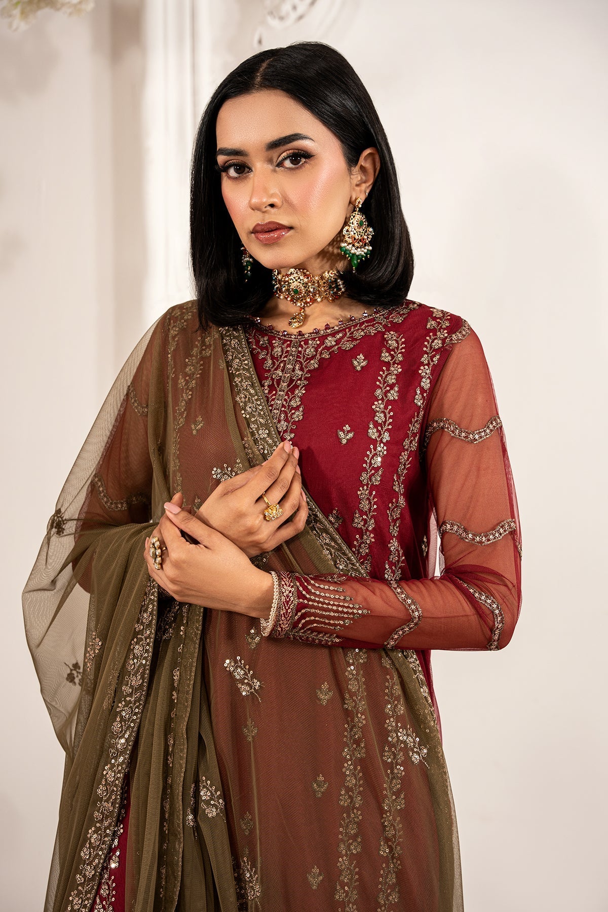 Zarif | Formal Edit 25 | ZFE-02 ALISON by Maria Faisal - Registered Vendor of : Zarif - type : Ladies Clothes - 100% original wedding dresses