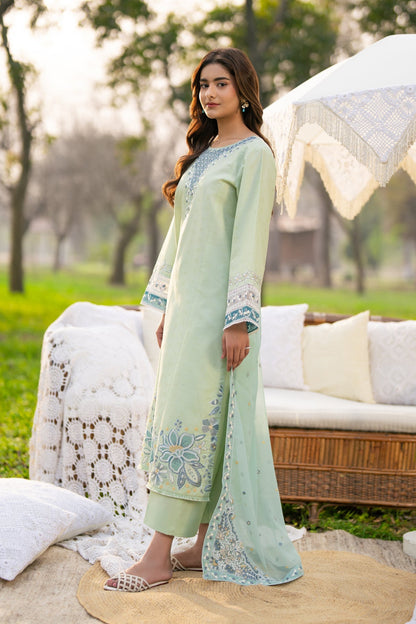 Xenia Formals | Sun Seeking | VERDARA - Formal Dress - available at Maria Faisal in UK and USA.