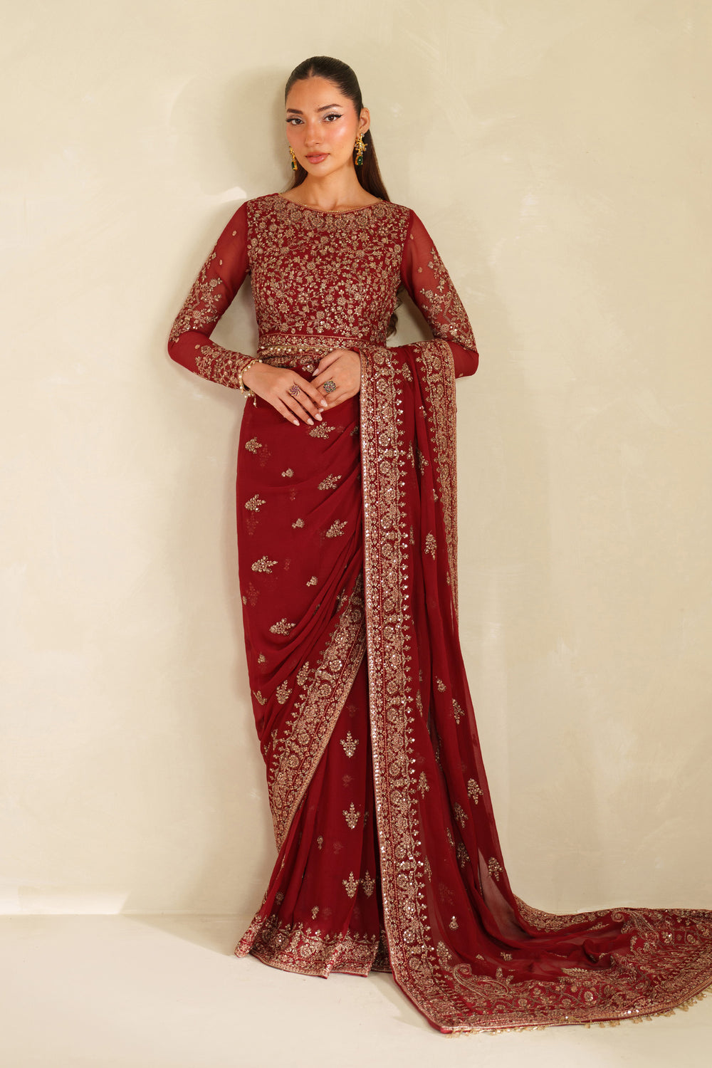 Zarif | Meesa Luxury Formals | Sumrah - Formal Dress - available at Maria Faisal in UK and USA.