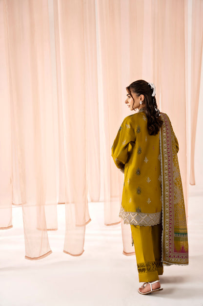 Florent | Festive Lawn 24 | FLF - 1A - Designer Dress with Intricate embroidery and embellishments. Shop elegent wedding dress at Maria Faisal.