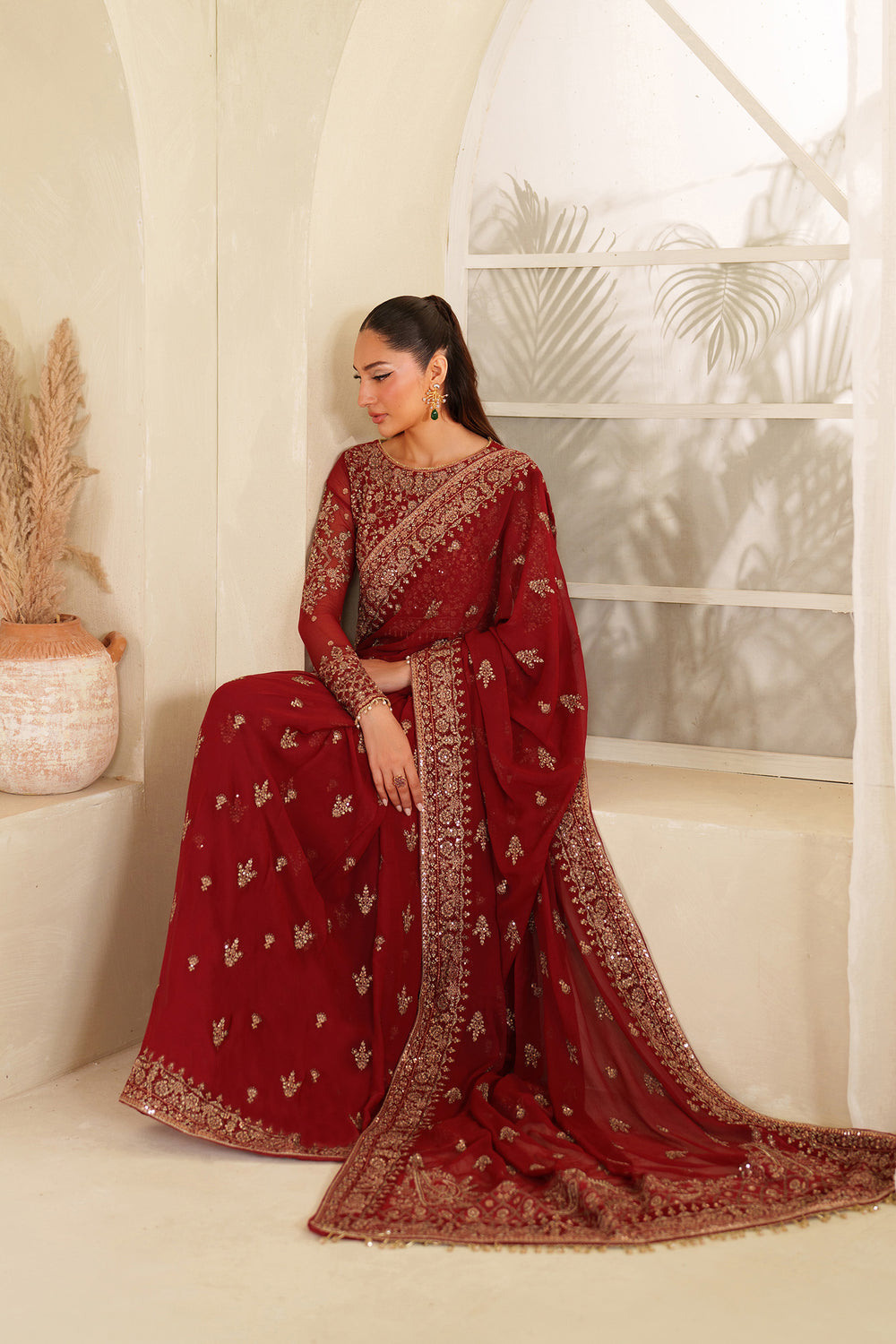 Zarif | Meesa Luxury Formals | Sumrah - Formal Dress - available at Maria Faisal in UK and USA.