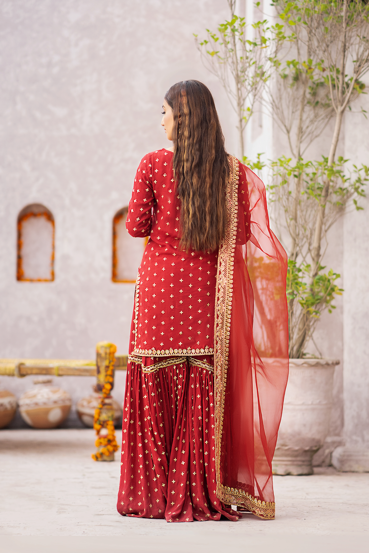 Erum Khan | Sakhiyan Formals | GULAB - Wedding Dress - Maria Faisal