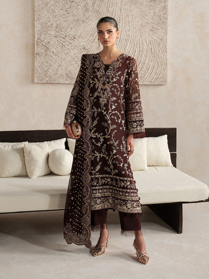 Gulaal | Inaaya Embroidered Chiffon 26 |Sofiya - Formal Dress - available at Maria Faisal in UK and USA.