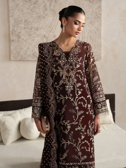 Gulaal | Inaaya Embroidered Chiffon 26 |Sofiya - Formal Dress - available at Maria Faisal in UK and USA.