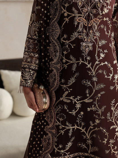 Gulaal | Inaaya Embroidered Chiffon 26 |Sofiya - Formal Dress - available at Maria Faisal in UK and USA.