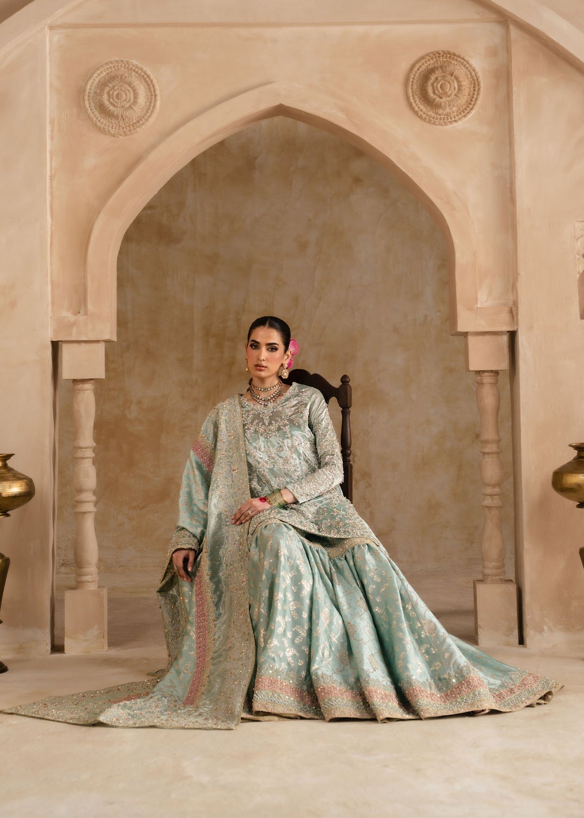 Kanwal Malik | Shehnai Luxury Pret 26 | Gulrukh - Formal Dress - available at Maria Faisal in UK and USA.