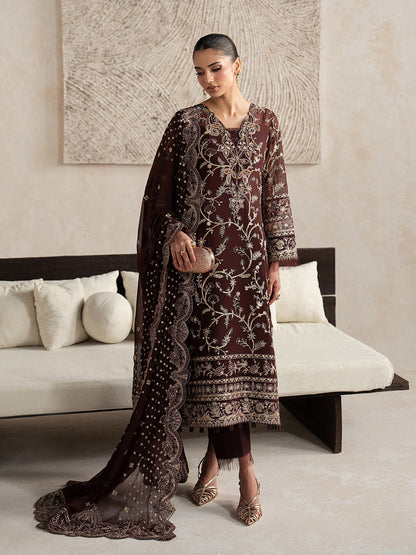 Gulaal | Inaaya Embroidered Chiffon 26 |Sofiya - Formal Dress - available at Maria Faisal in UK and USA.