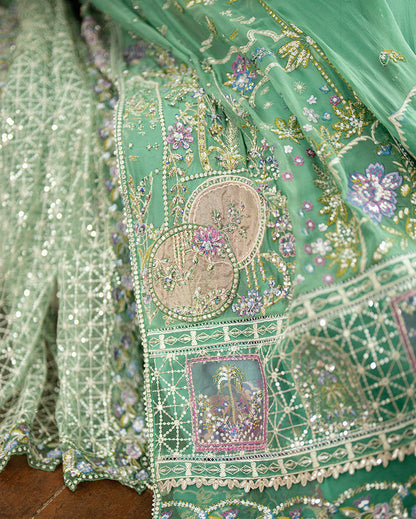 Mushq | Sham Shandaar Festive | Adaa - Casual Dress - available at Maria Faisal in UK and USA.