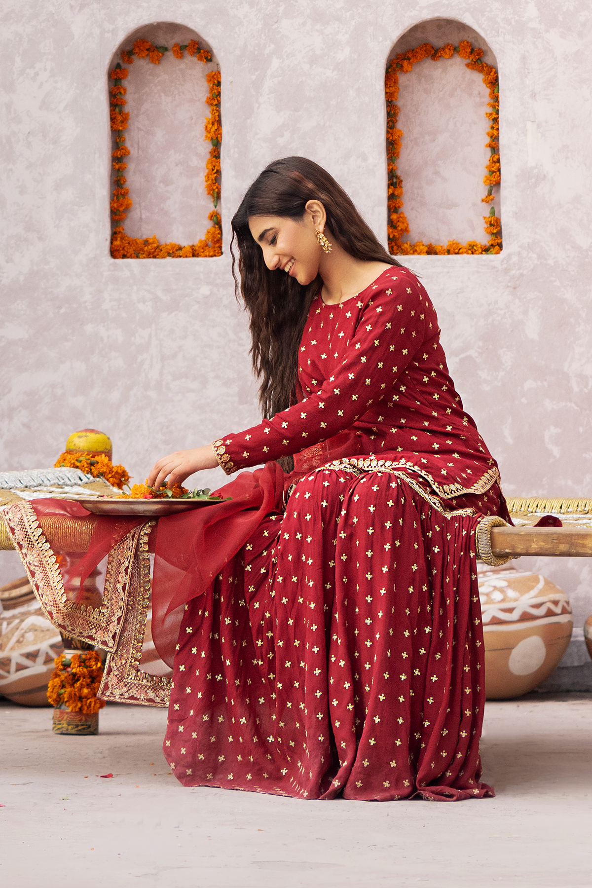 Erum Khan | Sakhiyan Formals | GULAB - Wedding Dress - Maria Faisal