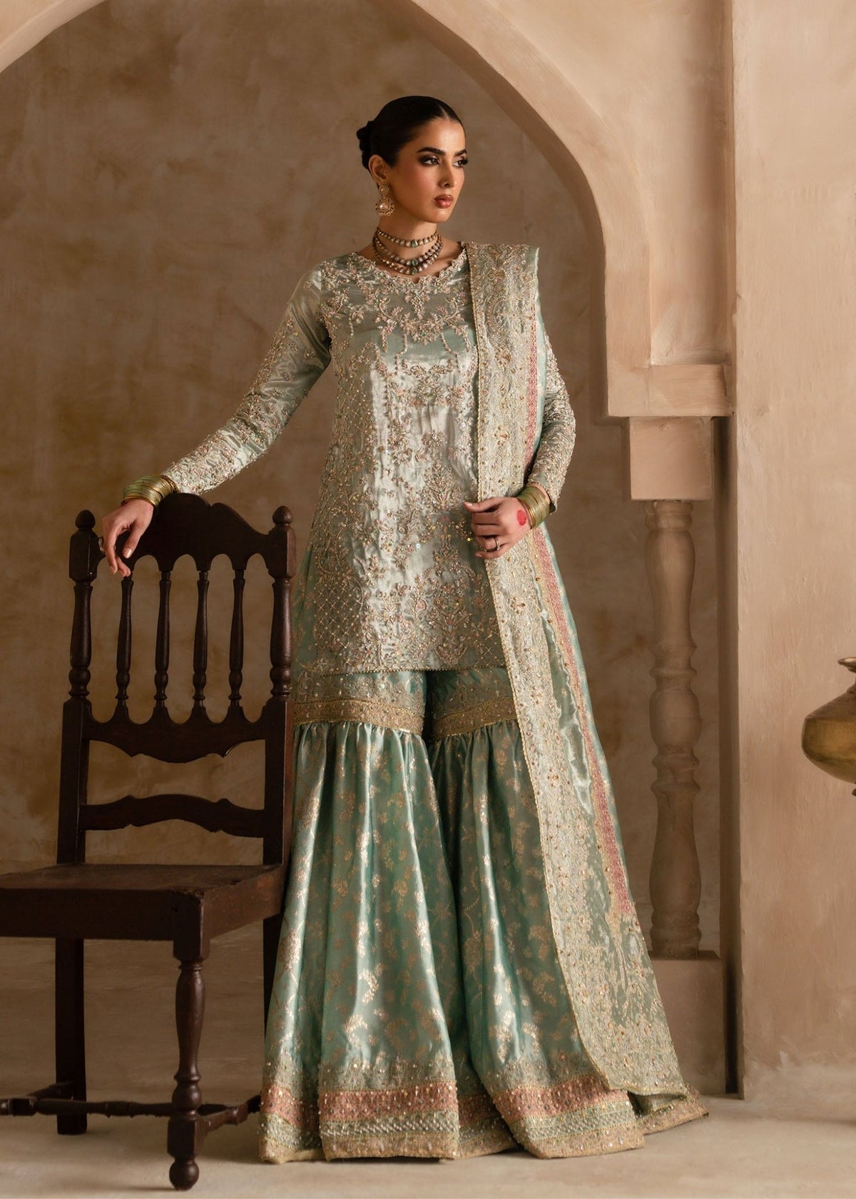 Kanwal Malik | Shehnai Luxury Pret 26 | Gulrukh - Formal Dress - available at Maria Faisal in UK and USA.