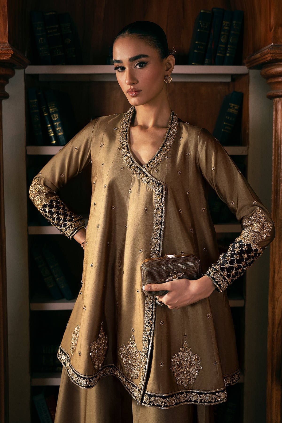 Mina Kashif | Emilie Formals | Noelle - Formal Dress - available at Maria Faisal in UK and USA.