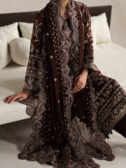 Gulaal | Inaaya Embroidered Chiffon 26 |Sofiya - Formal Dress - available at Maria Faisal in UK and USA.