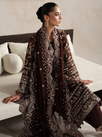 Gulaal | Inaaya Embroidered Chiffon 26 |Sofiya - Formal Dress - available at Maria Faisal in UK and USA.