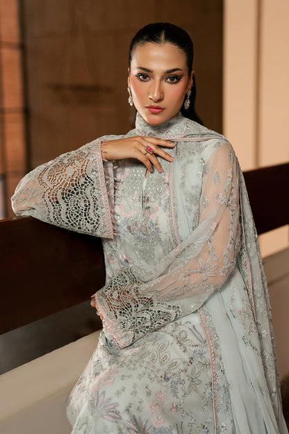 Lavish Premium | Lazawal Formals | Mint Mirage - Formal Dress - available at Maria Faisal in UK and USA.