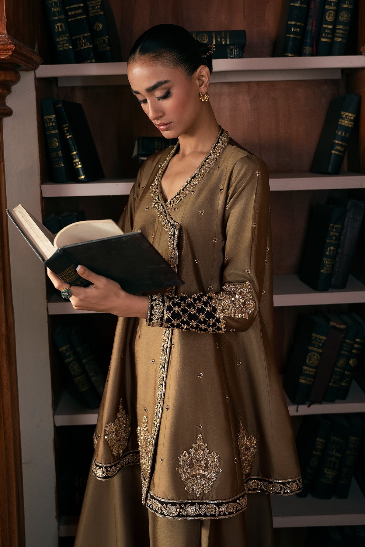 Mina Kashif | Emilie Formals | Noelle - Formal Dress - available at Maria Faisal in UK and USA.