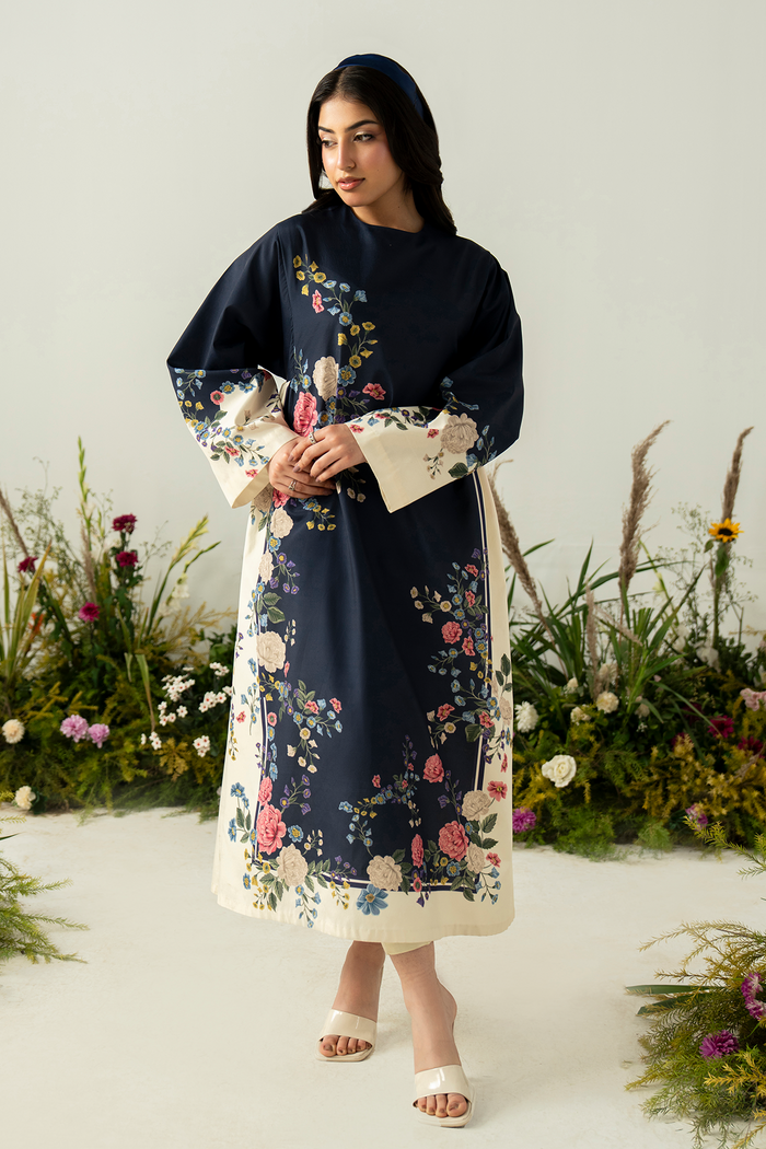 Zarposh | Folds SS 26 | SEREN - Casual Dress - available at Maria Faisal in UK and USA.