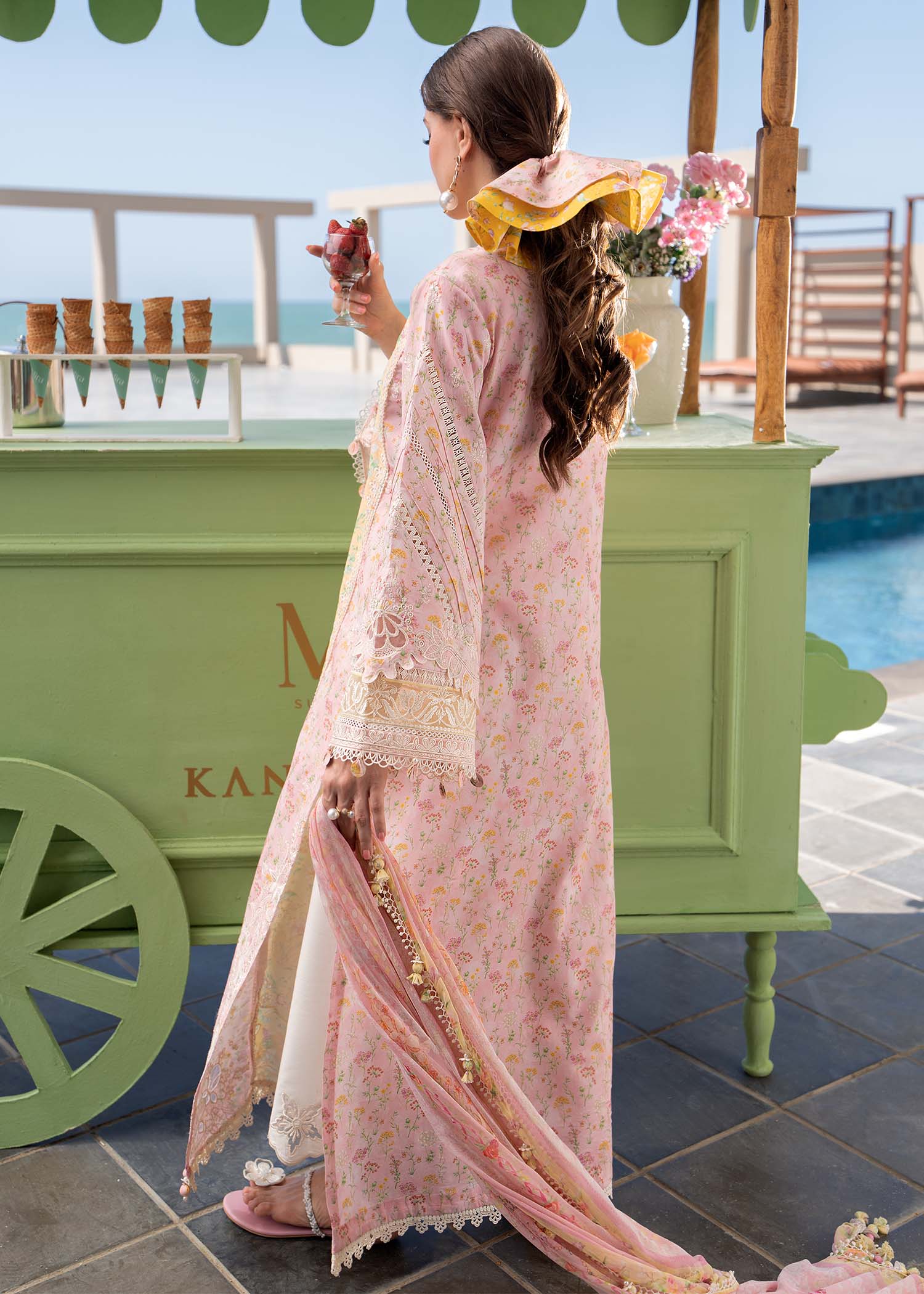 Kanwal Malik | Mira Summer Lawn 26 | Milaa - Luxury Dress - available at Maria Faisal in UK and USA.