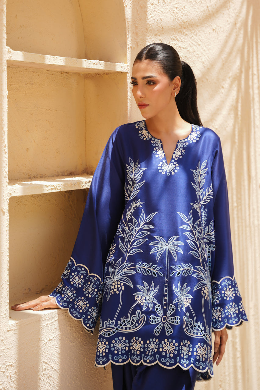 Sania Maskatiya | Eid ul Adha Edit | Ilyana (B) - Luxury Dress - available at Maria Faisal in UK and USA.