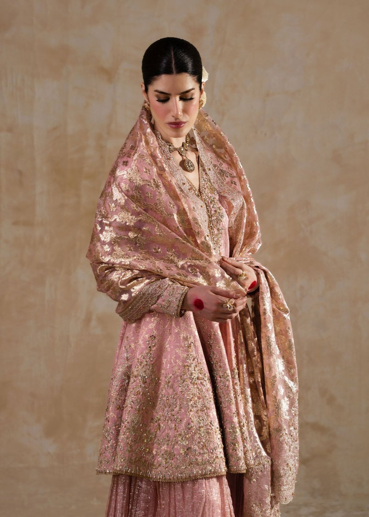 Kanwal Malik | Shehnai Luxury Pret 26 | Ramisa - Formal Dress - available at Maria Faisal in UK and USA.