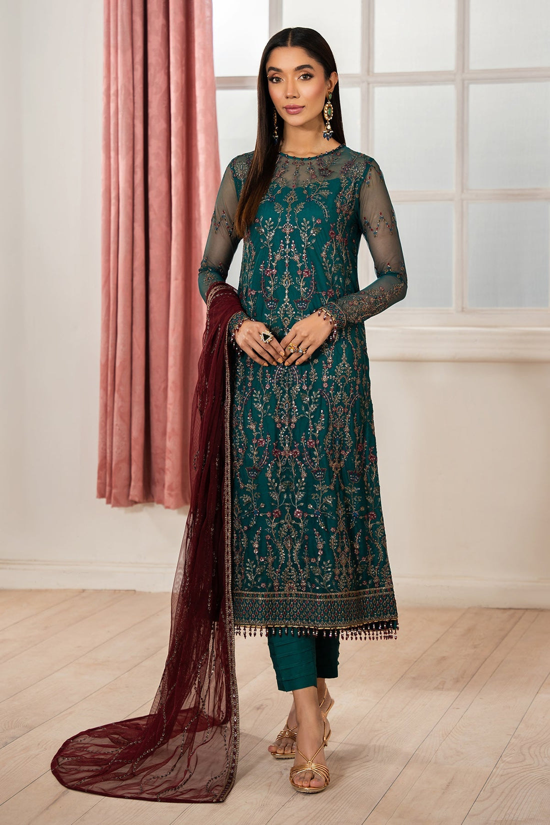Zarif | Heer Formals | Z-06 NUHA - Ladies Clothes - Maria Faisal