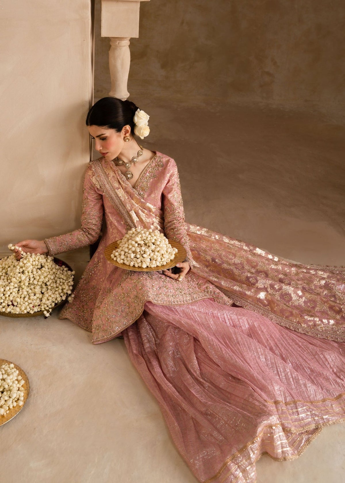 Kanwal Malik | Shehnai Luxury Pret 26 | Ramisa - Formal Dress - available at Maria Faisal in UK and USA.