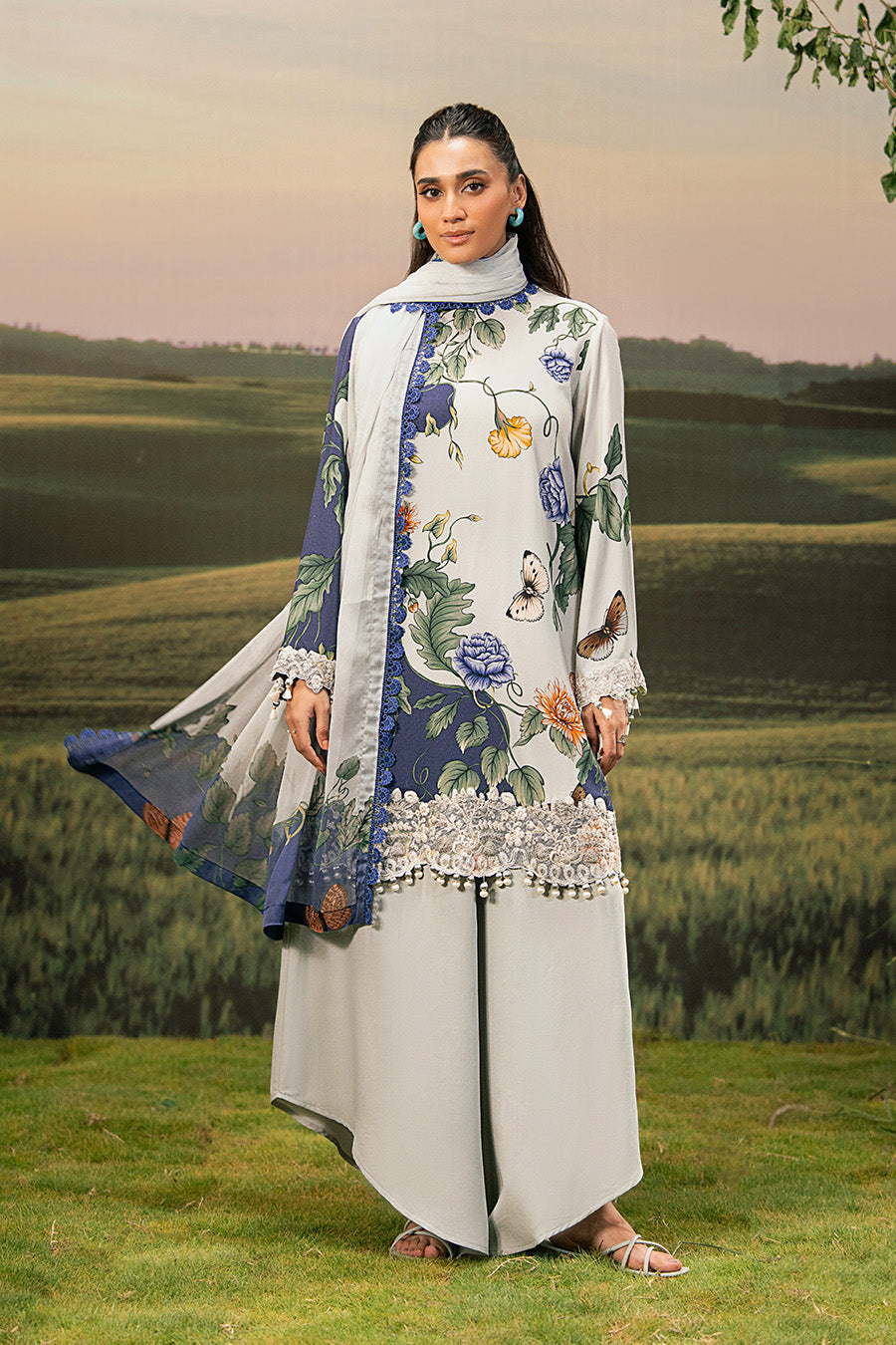 Maria B | Basics Winter 25 | MB-PFUS25-07B - Ladies Clothes - Maria Faisal