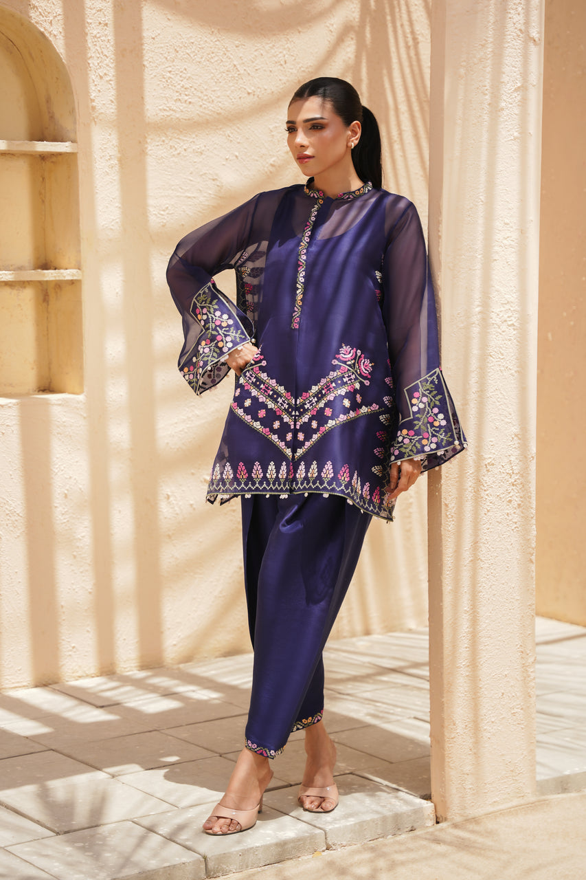 Sania Maskatiya | Eid ul Adha Edit | Veera (B) - Luxury Dress - available at Maria Faisal in UK and USA.