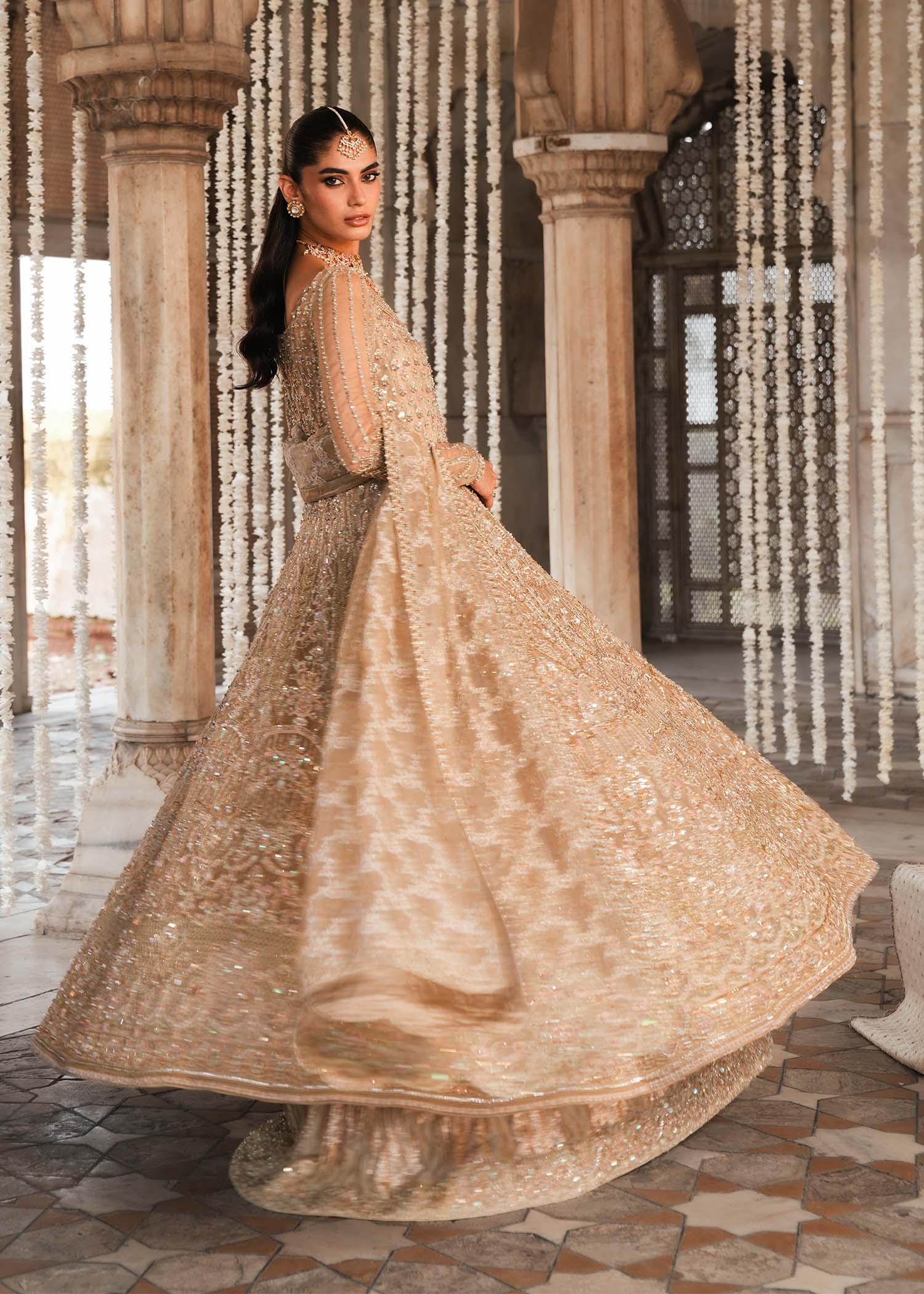Kanwal Malik | Sajni Wedding Festive | DARAKSHAN - Wedding Dress - available at Maria Faisal in UK and USA.