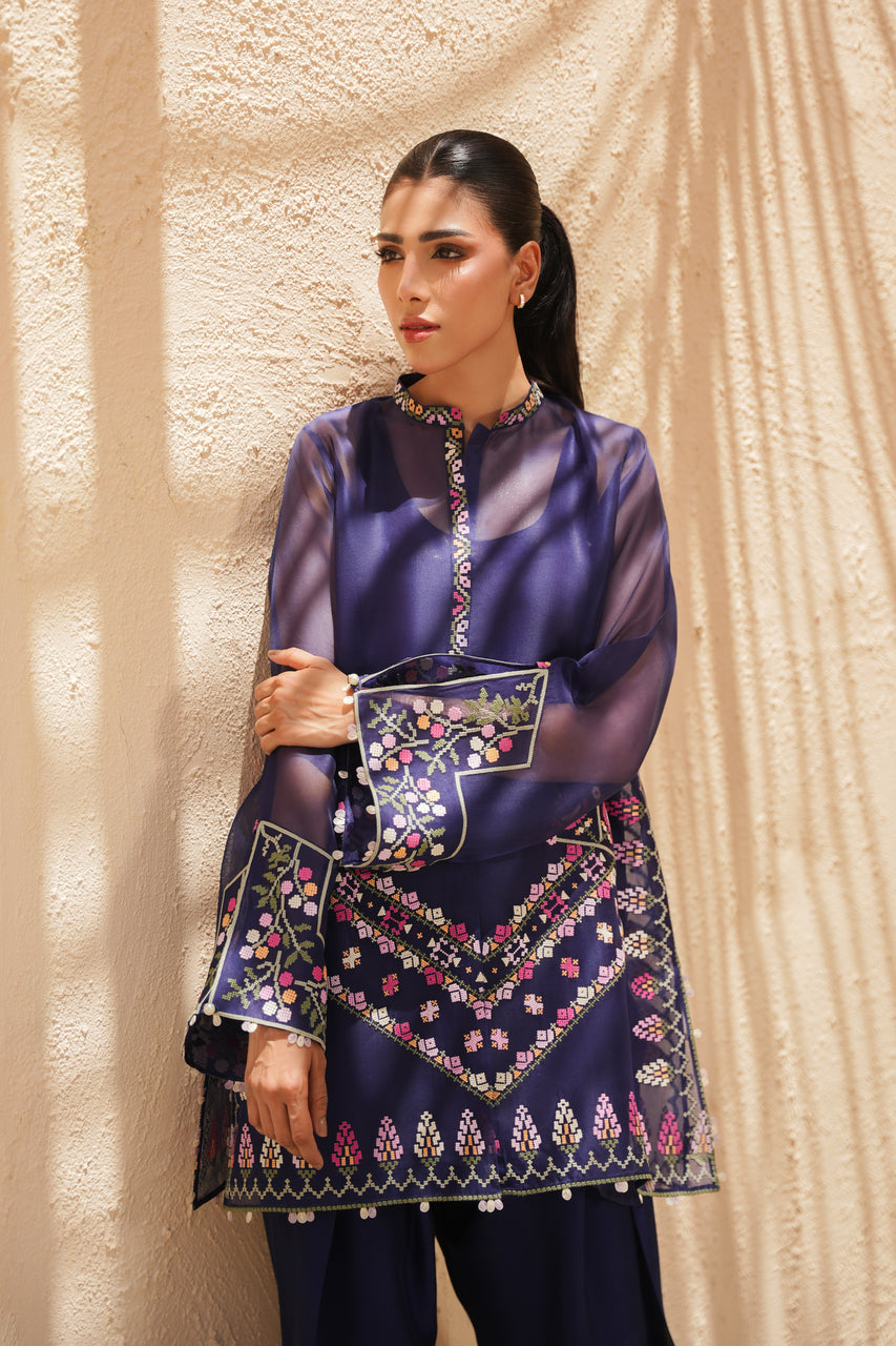 Sania Maskatiya | Eid ul Adha Edit | Veera (B) - Luxury Dress - available at Maria Faisal in UK and USA.