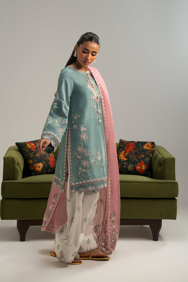 Nyra | Luxe Line Pret | Lustra - Formal Dress - available at Maria Faisal in UK and USA.