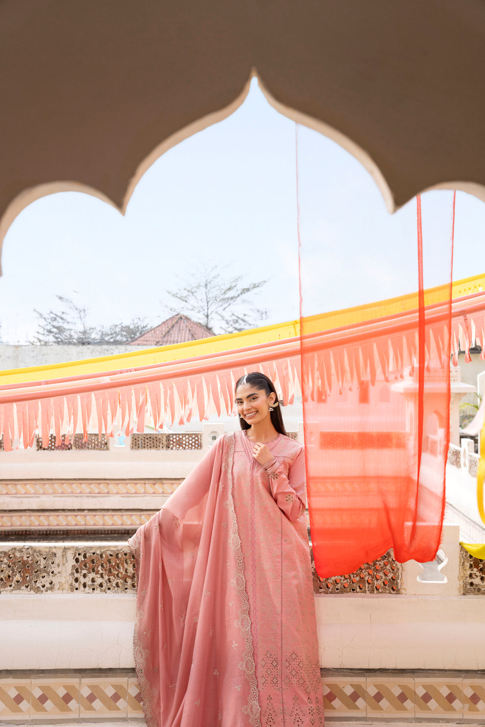 Florent | Basant Chikankari | FBC - 3B - Luxury Dress - available at Maria Faisal in UK and USA.