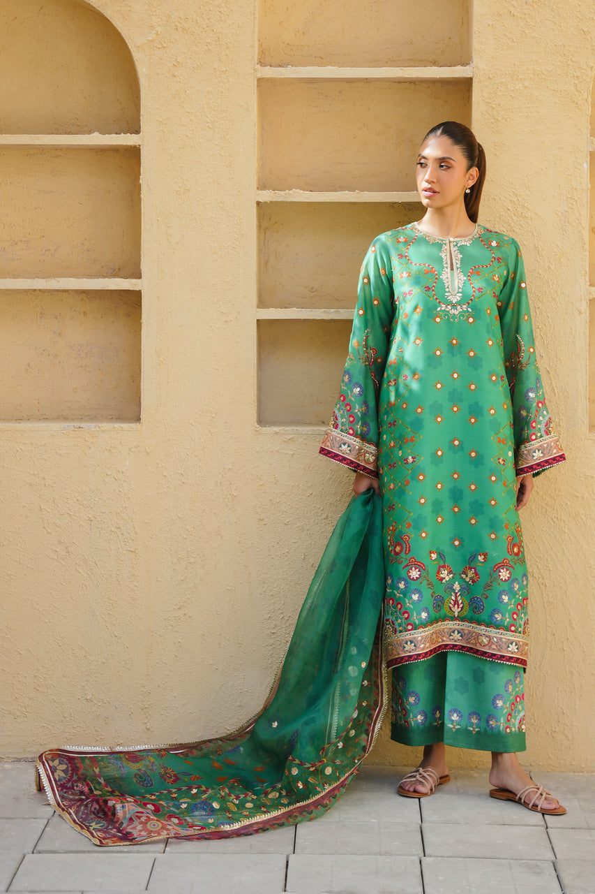 Sania Maskatiya | Eid ul Adha Edit | Enya (B) - Luxury Dress - available at Maria Faisal in UK and USA.
