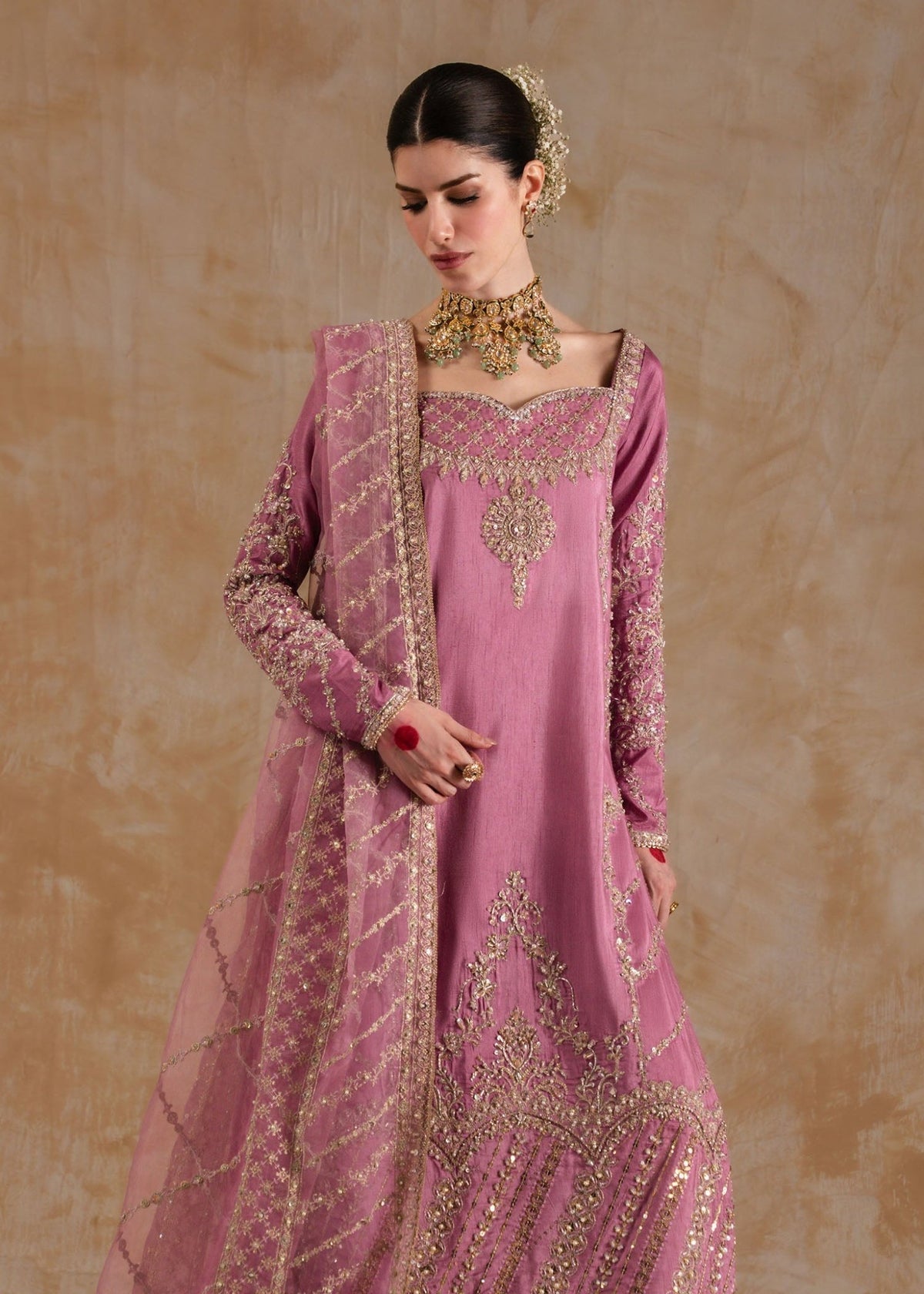 Kanwal Malik | Shehnai Luxury Pret 26 |Saliha - Formal Dress - available at Maria Faisal in UK and USA.