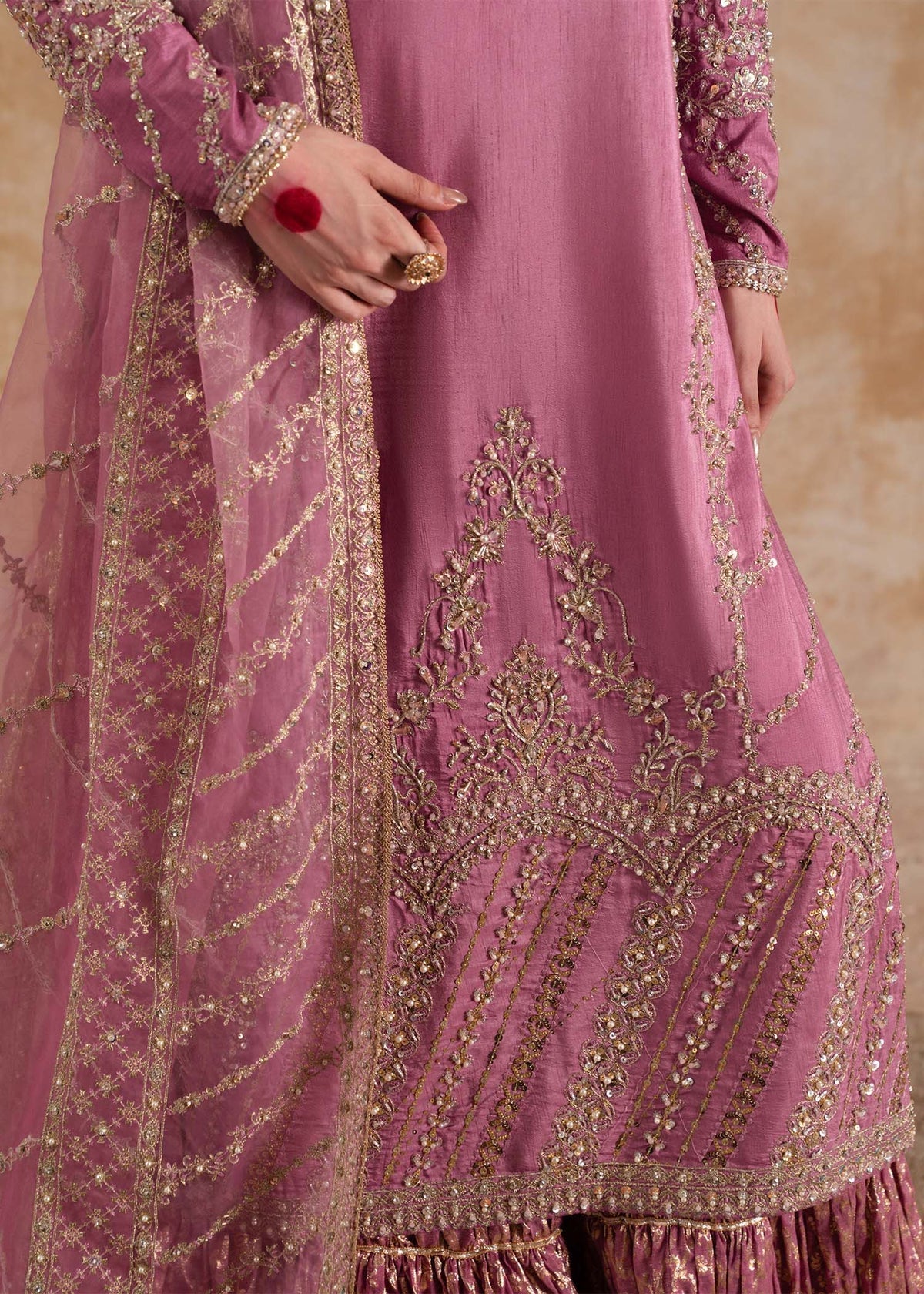 Kanwal Malik | Shehnai Luxury Pret 26 |Saliha - Formal Dress - available at Maria Faisal in UK and USA.