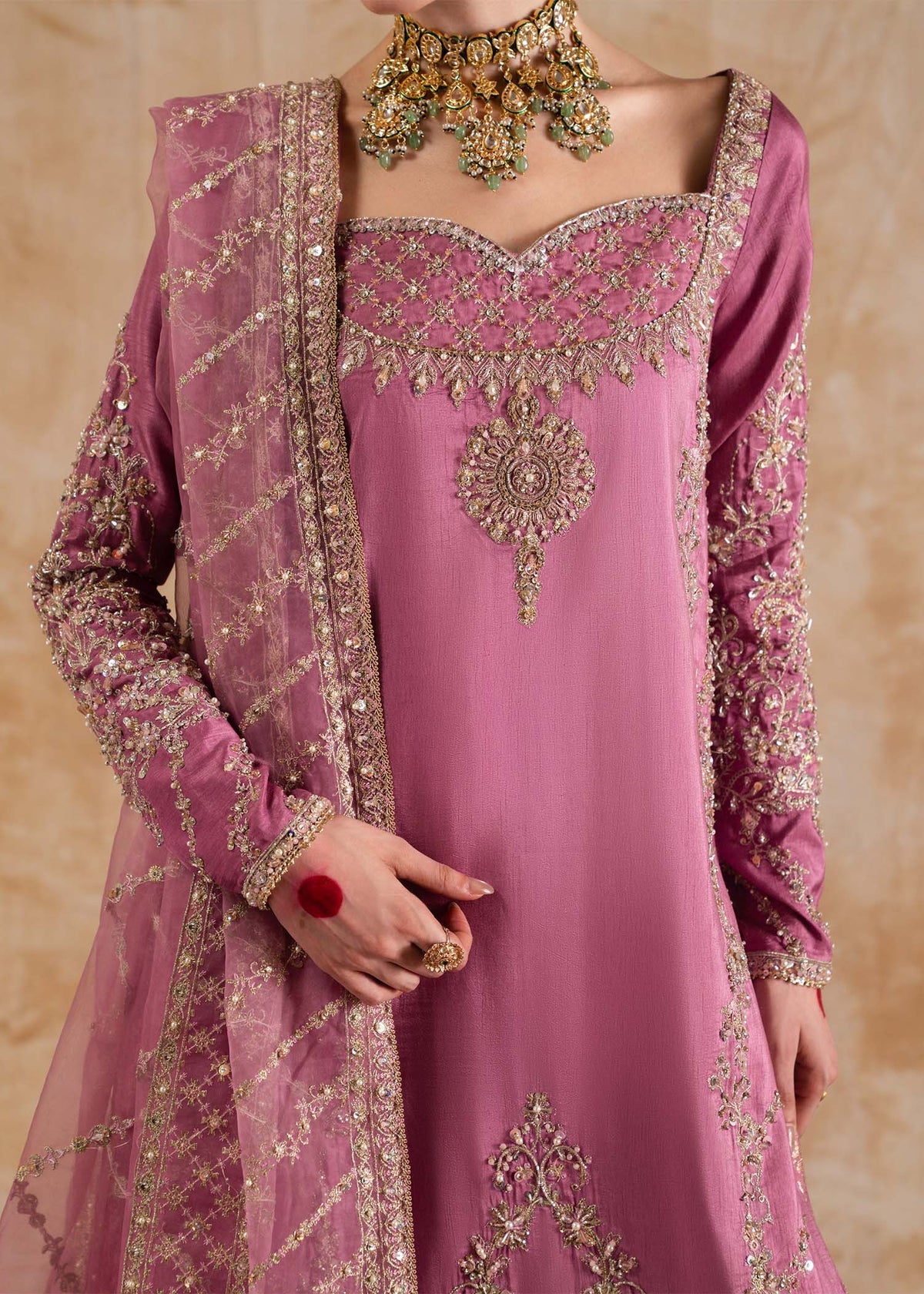 Kanwal Malik | Shehnai Luxury Pret 26 |Saliha - Formal Dress - available at Maria Faisal in UK and USA.
