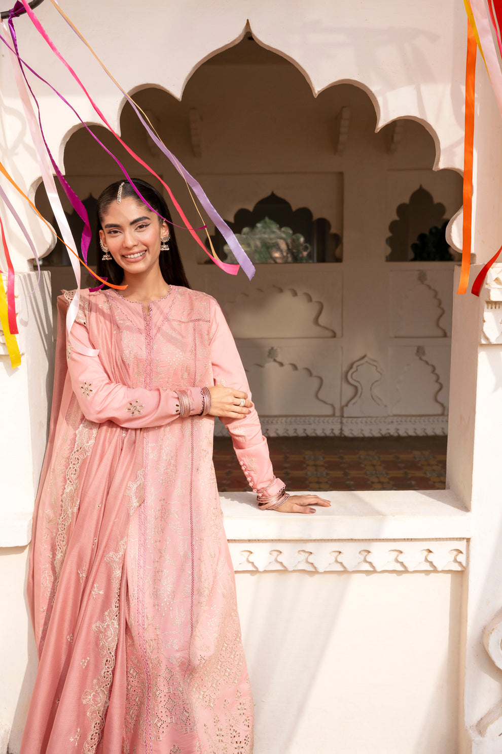 Florent | Basant Chikankari | FBC - 3B - Luxury Dress - available at Maria Faisal in UK and USA.