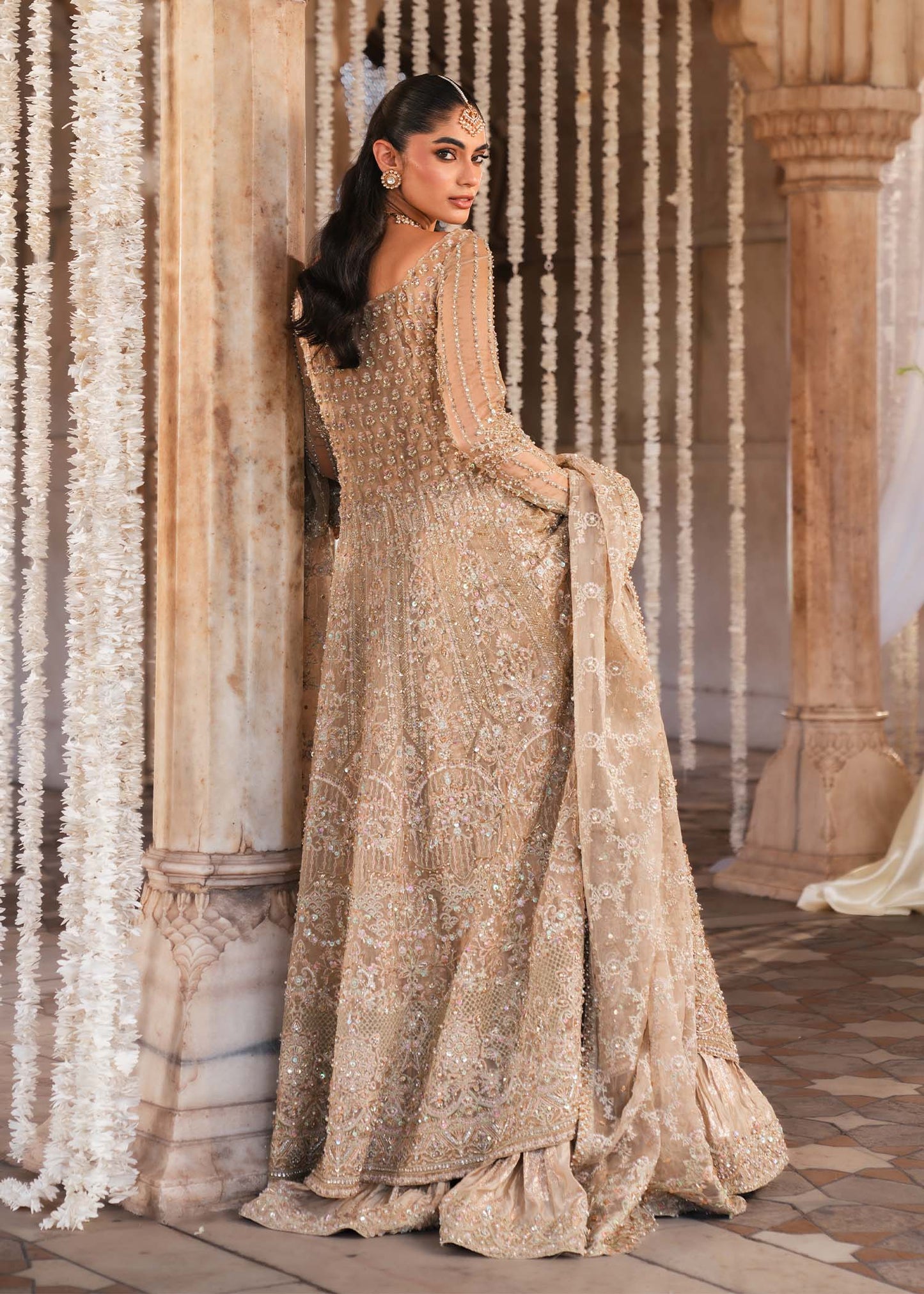 Kanwal Malik | Sajni Wedding Festive | DARAKSHAN - Wedding Dress - available at Maria Faisal in UK and USA.